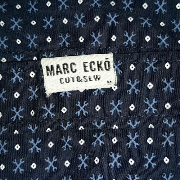 Marc Ecko Cut & Sew Button Down Dress Shirt XL - Picture 3 of 6